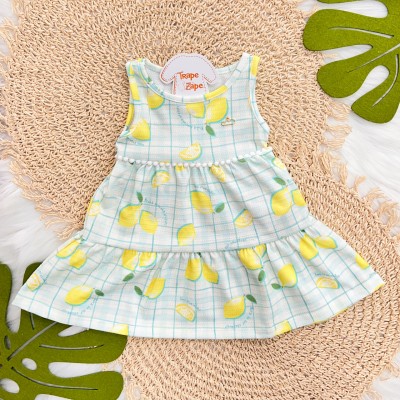 Vestido Regatinha com Limão Siciliano - Verde 